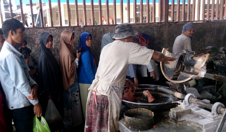 Produksi dengan Mesin Giling Daging yang Berhasil