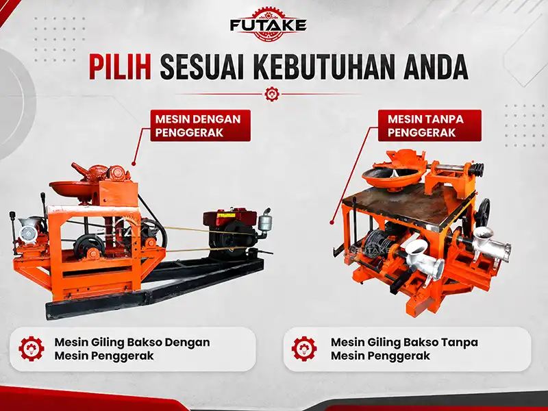 pilihan tipe mesin giling daging bakso sesuai kebutuhan usaha