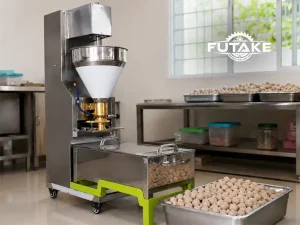Mesin cetak bakso mini membantu meningkatkan kapasitas produksi usaha bakso skala UMKM.