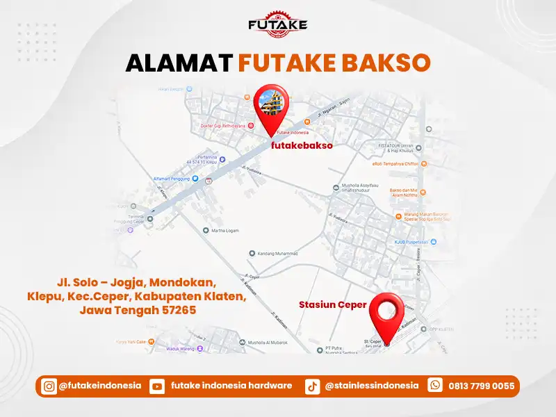 alamat futake bakso yang merupakan produsen serangkaian mesin bakso