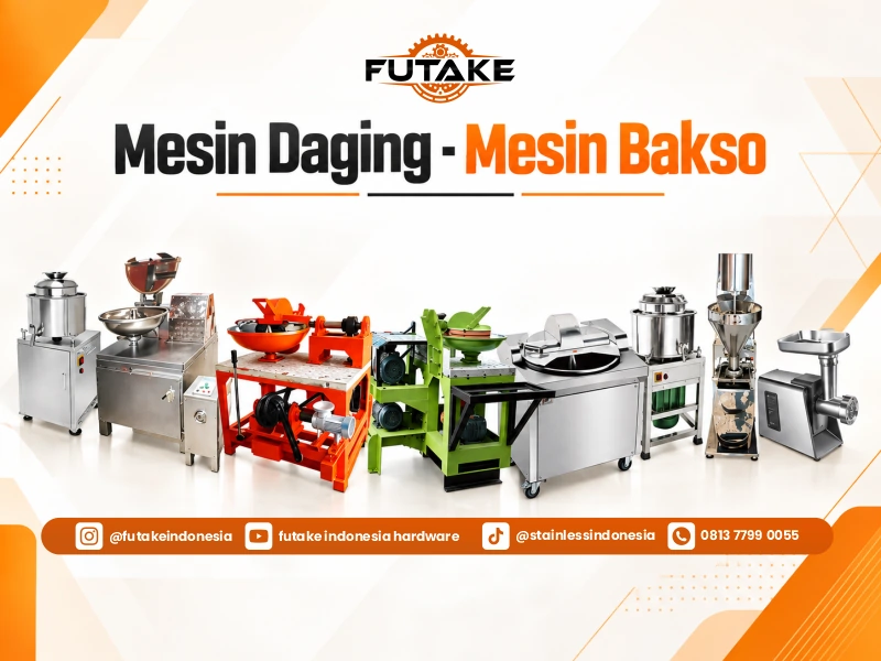 rangkaian mesin bakso dari produsen terpercaya yaitu futakebakso.com