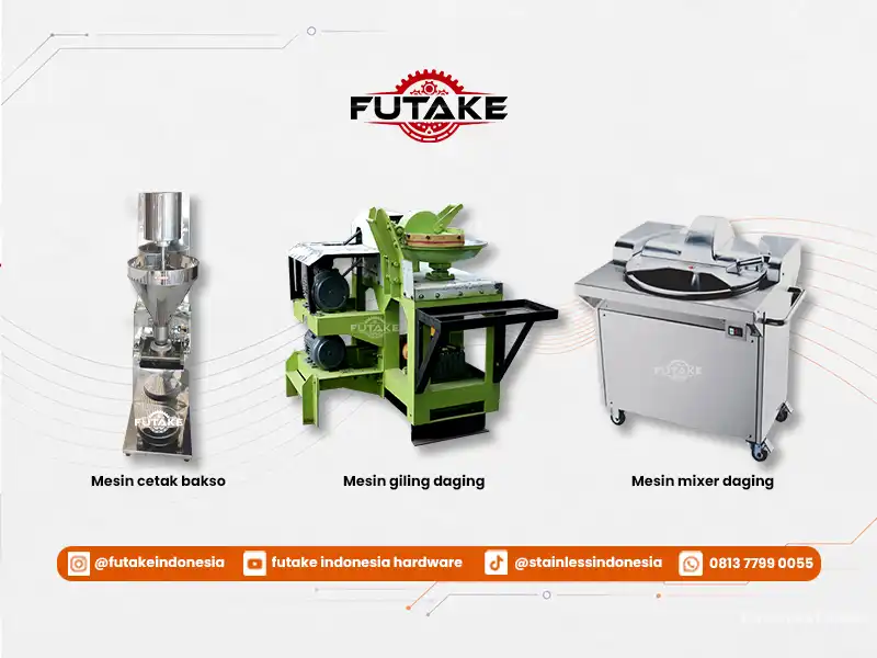 rangkaian mesin pembuat bakso langsung dari produsen terpercaya dan berkualitas