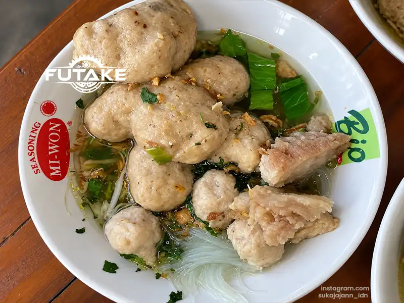 bakso dengan bentuk berung yang lucu dan menggemaskan cocok untuk anak-anak