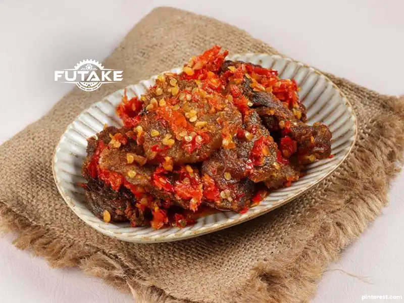 dendeng balado dari daging kurban dengan rasa pedas gurih menggugah selera