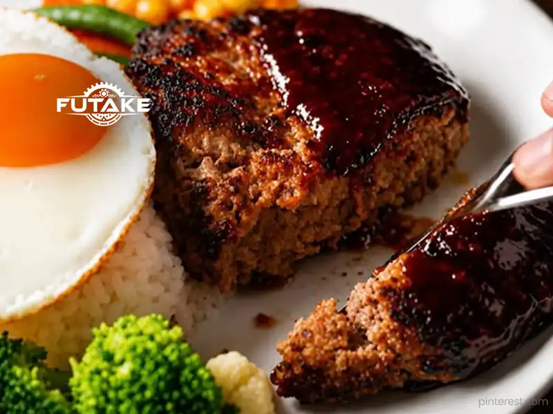 olahan daging untuk tahun baru adalah hamburg steak ala jepang